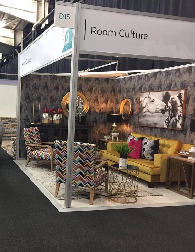 The Room Culture sign at Decorex