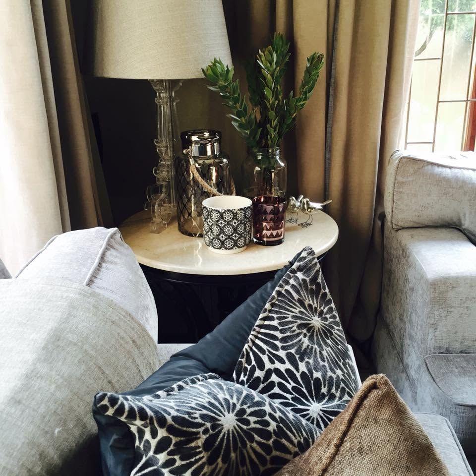 A styled side table