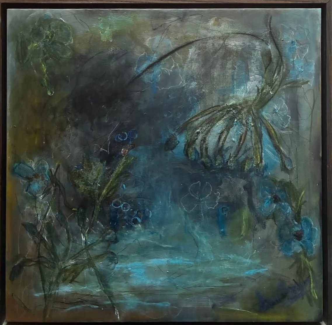 Tidal Garden, framed